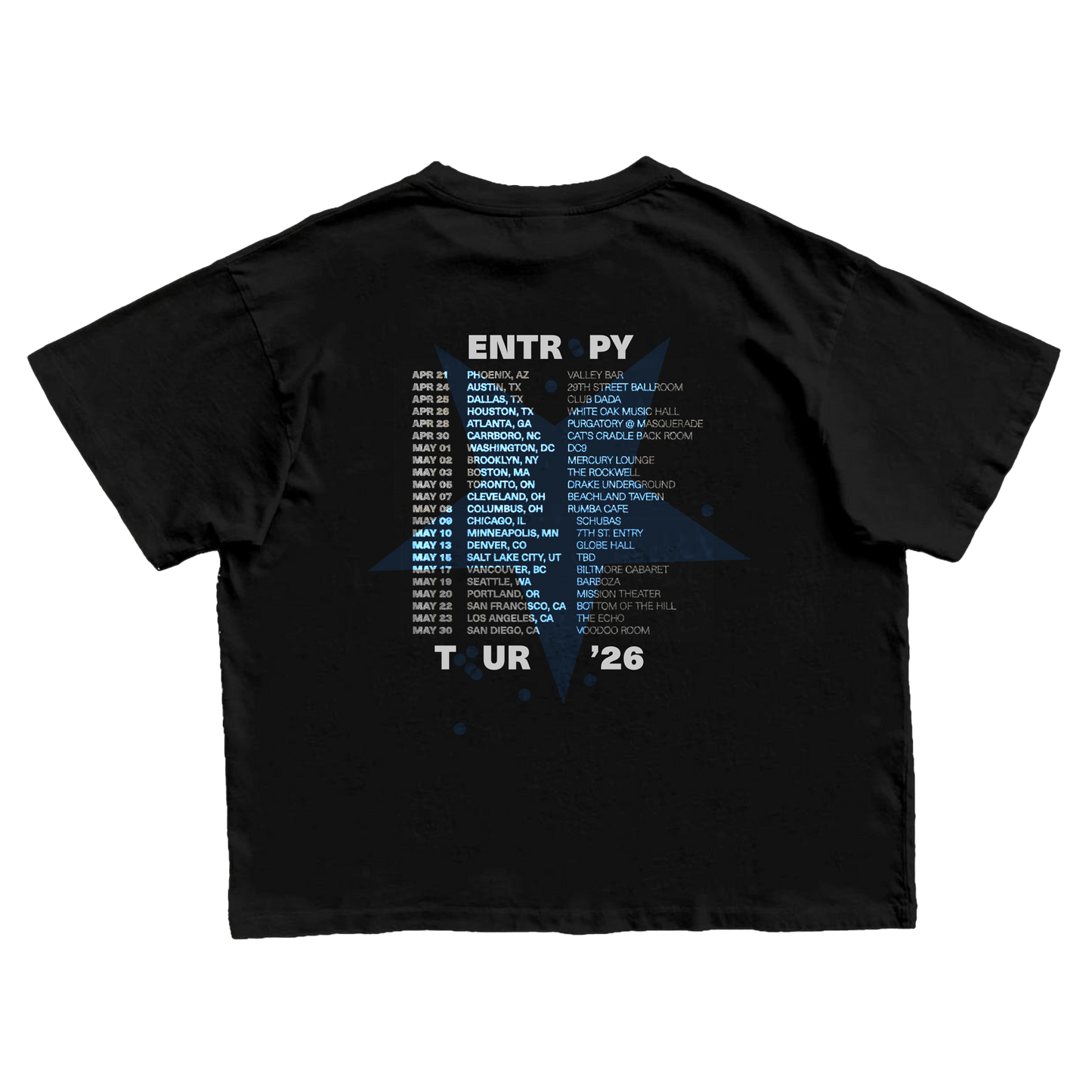 Entropy Spring Tour Tee