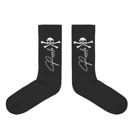 Black Skull Socks