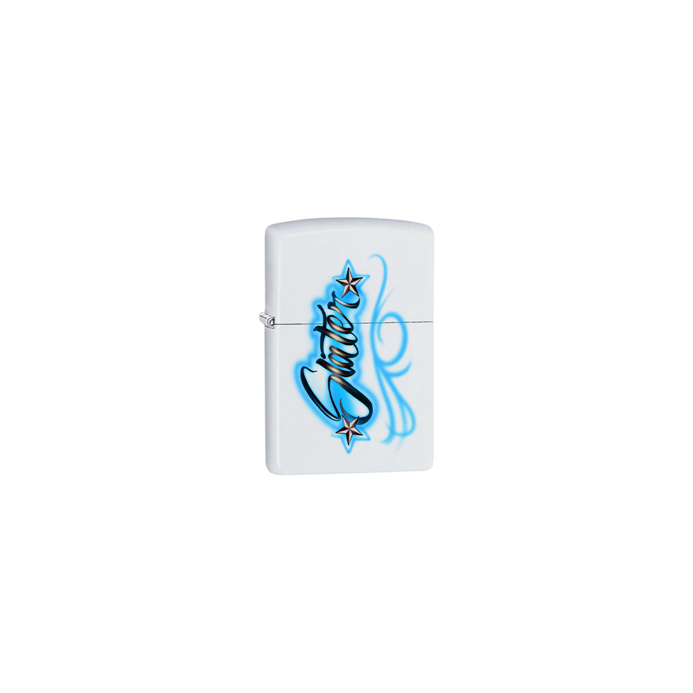 Graffiti Star White Lighter